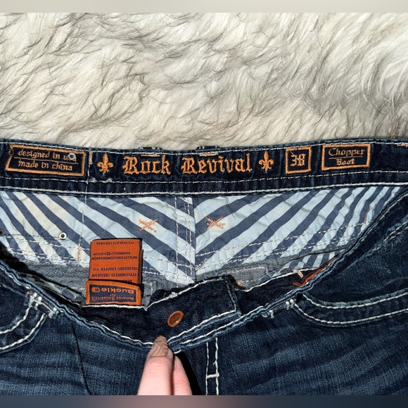 Rock Revival Size 38/32 Mens jeans - Picture 3 of 6